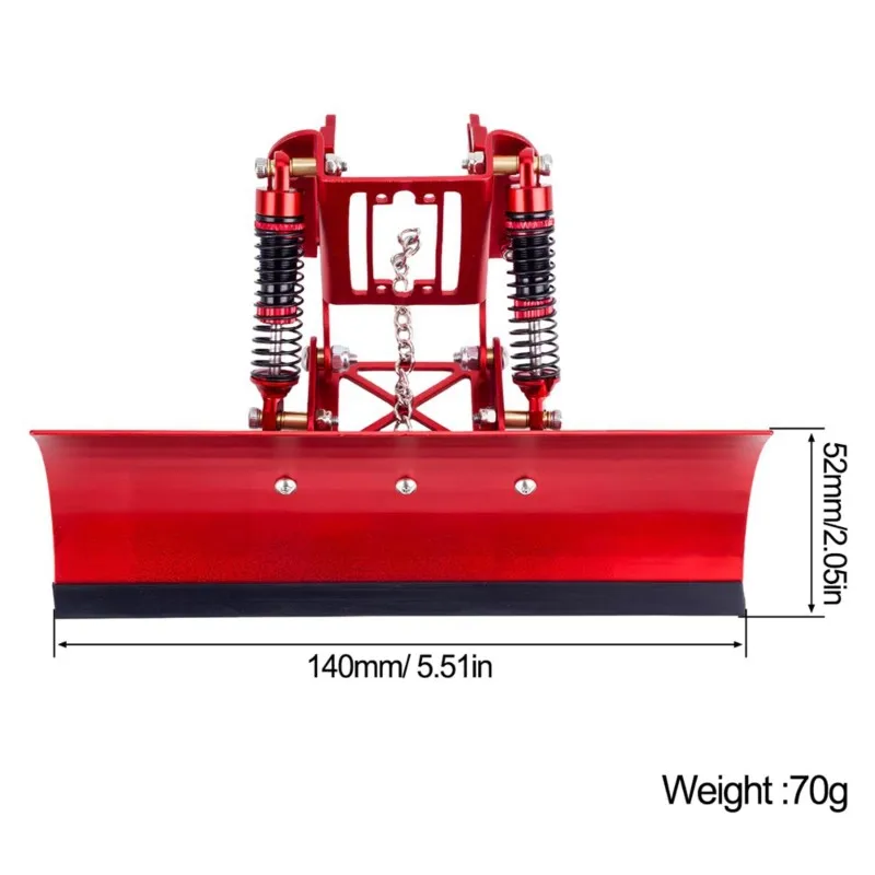 AS96-Snow Shovel/Snow Plow Kit For 1/18 Trx4m RC Car- Adjustable Design Upgrade Accessory