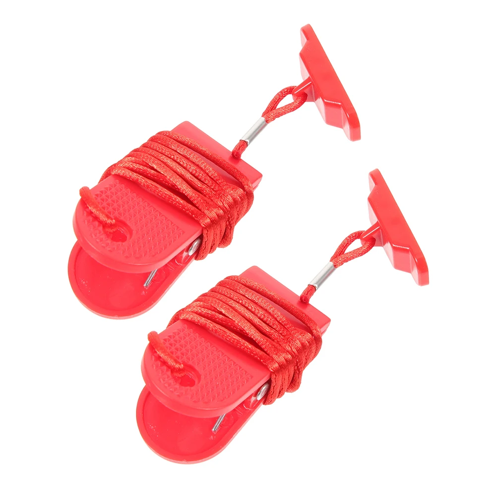 

2Pcs Treadmill Switch Cable Clip Safety Running Machine Lock Emergency Stop Magnet Replacement Part Accessories