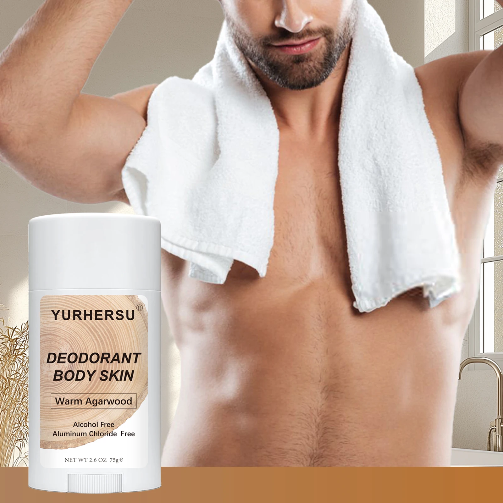 

Pure natural agarwood body cream, gently cares for the skin