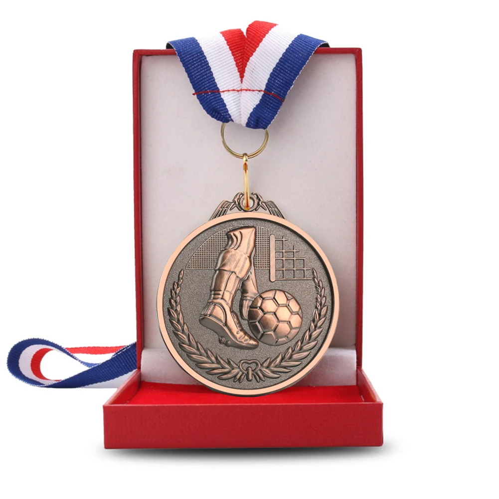 경쟁 게임 메달 아연 합금 축구 경쟁 메달 내마모성 컬렉션 금은 동 학교 용품