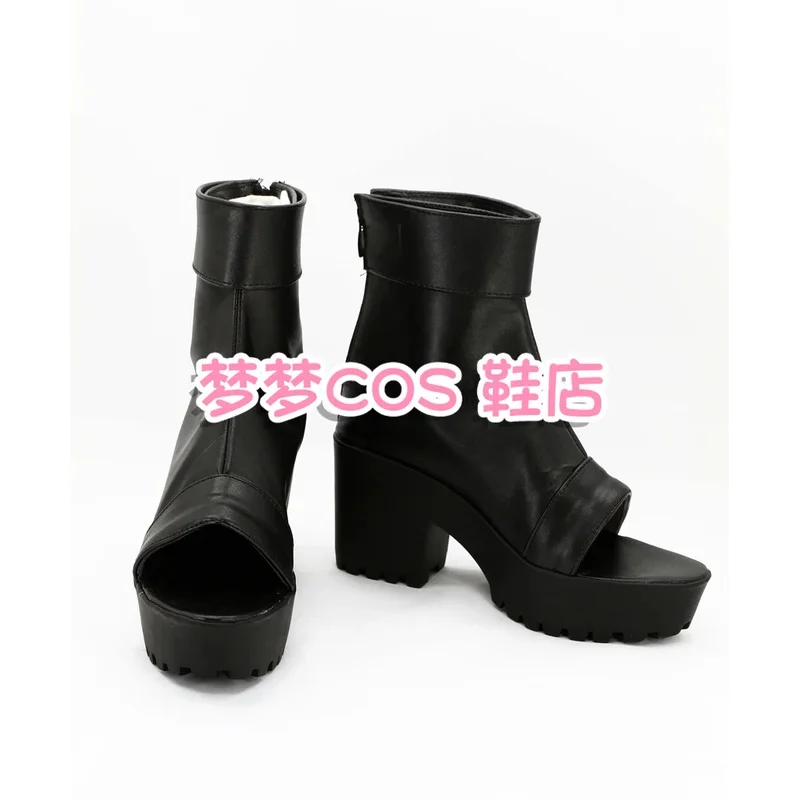 

2025 11 Харуно Сакура, ботинки для косплея, аниме, наряд, унисекс, обувь для Хэллоуина с героями мультфильмов ниндзя