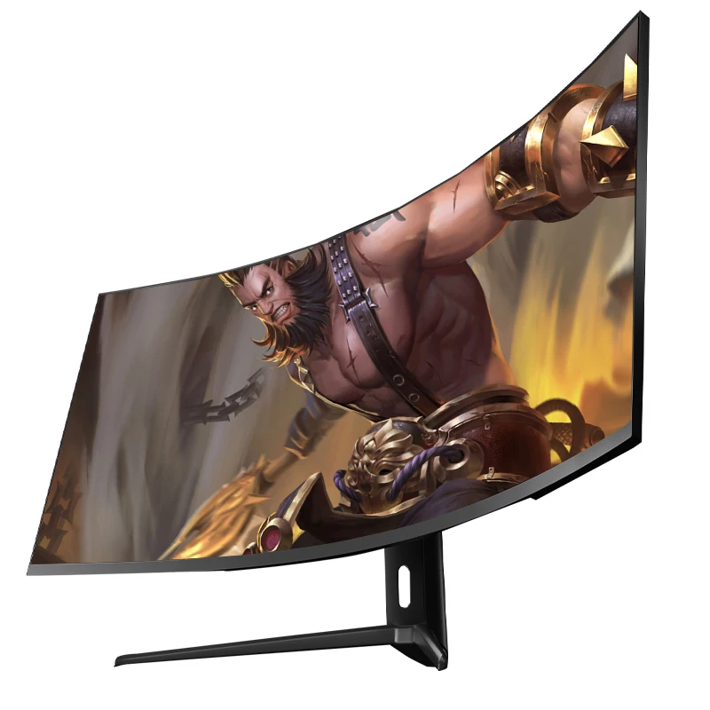 A 49-inch 5K Ultra-High-Definition 144Hz IPS Gaming Monitor Brightness 400 Nits Three-Sided Narrow Bezel Design Featuring HDR400