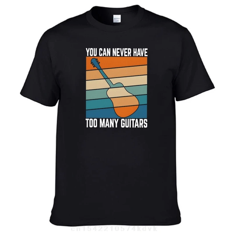 T-shirt per amanti della chitarra, maglietta da uomo, Love Chitarre, novità, manica corta, girocollo, T-shirt in cotone, top per adulti