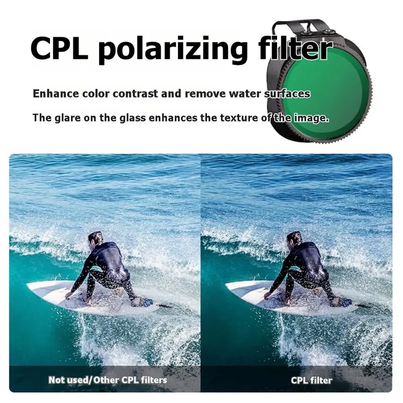 

ABSK-For DJI Neo 2 Filters UV+ CPL+ ND8+ ND16+ ND32+ ND64 Drone Lens Flight Camera Flying Gimbal Resistant Protector