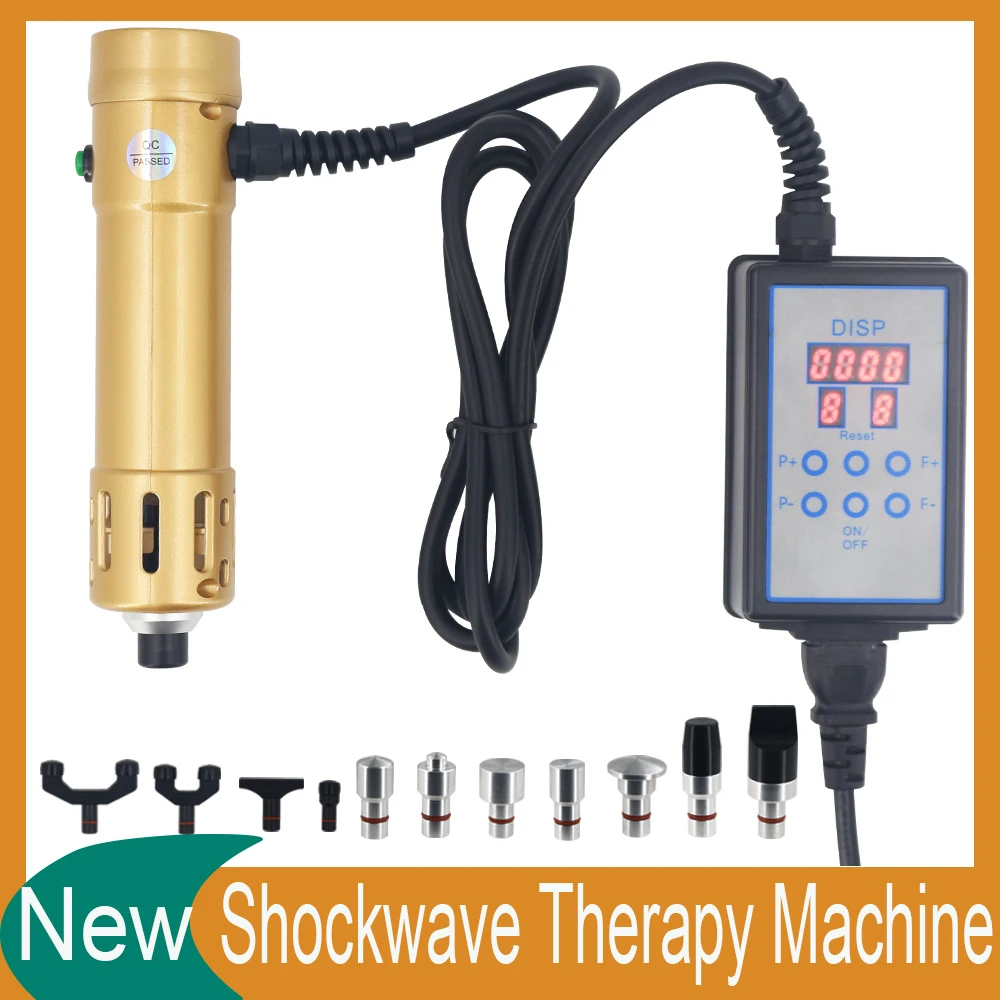 

New Shockwave Therapy Machine Professional Shock Wave ED Treatment Relief Body Relax Massager 2 In 1 Chiropractic Adjusting Tool