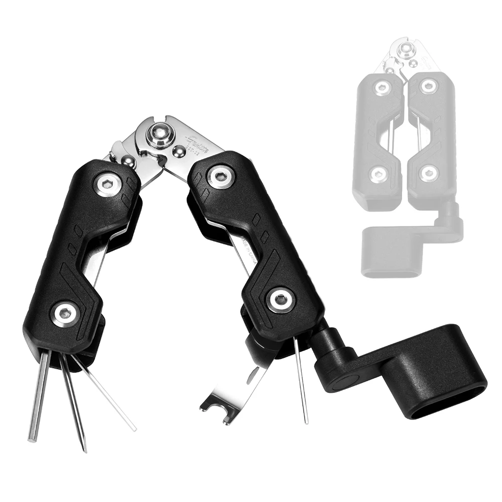 JOYO Guitto Series GGT-02 7 in 1 Guitar String Restringing Tool with Cutter Winder Pin Puller and Hex Spanners for Guitar Bass
