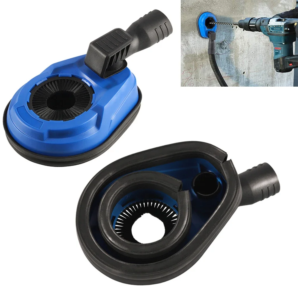 

Electric Drill Dust Collector with Adjustable Hose Receiver and Vacuum Nozzle Compatibility for Cleaner Operation