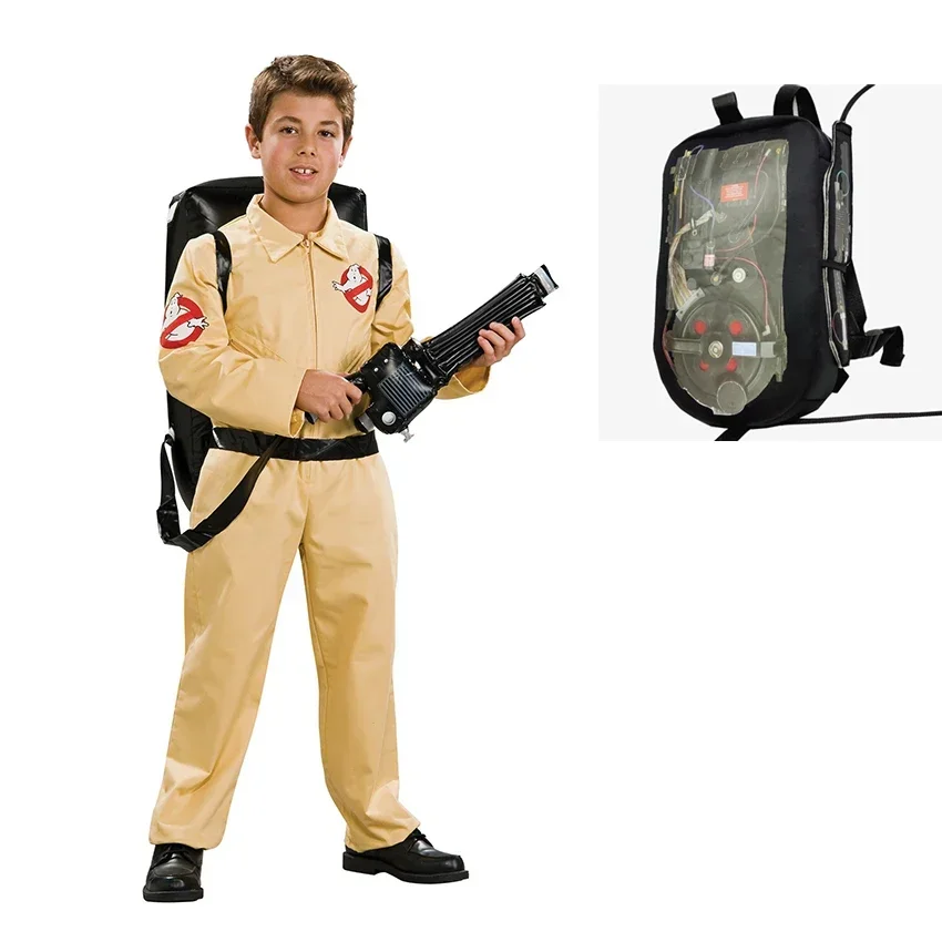 Ghostbusters Bewapening Kostuum Halloween Kostuums Voor Kinderen Speelgoed Jumpsuit Anime Cosplay Ghostbusters Outfit Tas Carnav