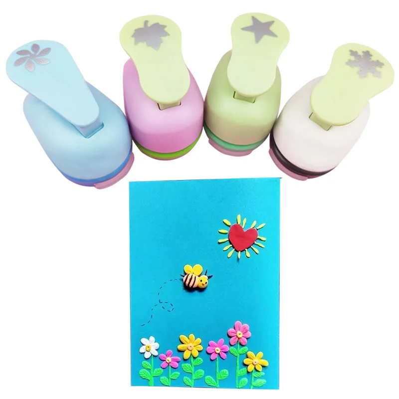 Large/Medium/Small Scrapbook Punches Handmade Cutter Card Craft for Children DIY Flower Paper Craft Hole Puncher