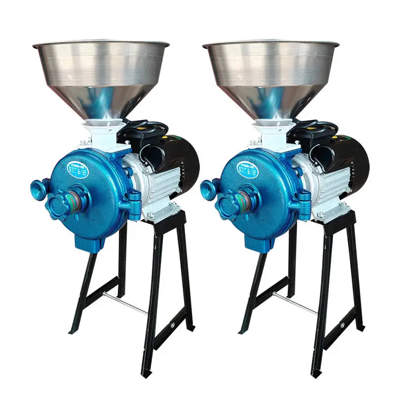 

Wet And Dry Mini Flour Mills Wheat Milling Machine Dual Power Options 110V/220V Or Diesel Powered Grain Flour Mill