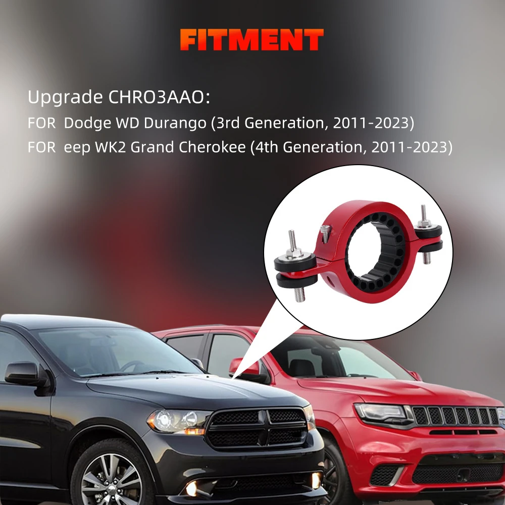

Upgraded Driveshaft Center Support Bearing CHR03A0 - Fits 2011+ Dodge Durango & Jeep Grand Cherokee WK2, Replaces 52853646AE/AC