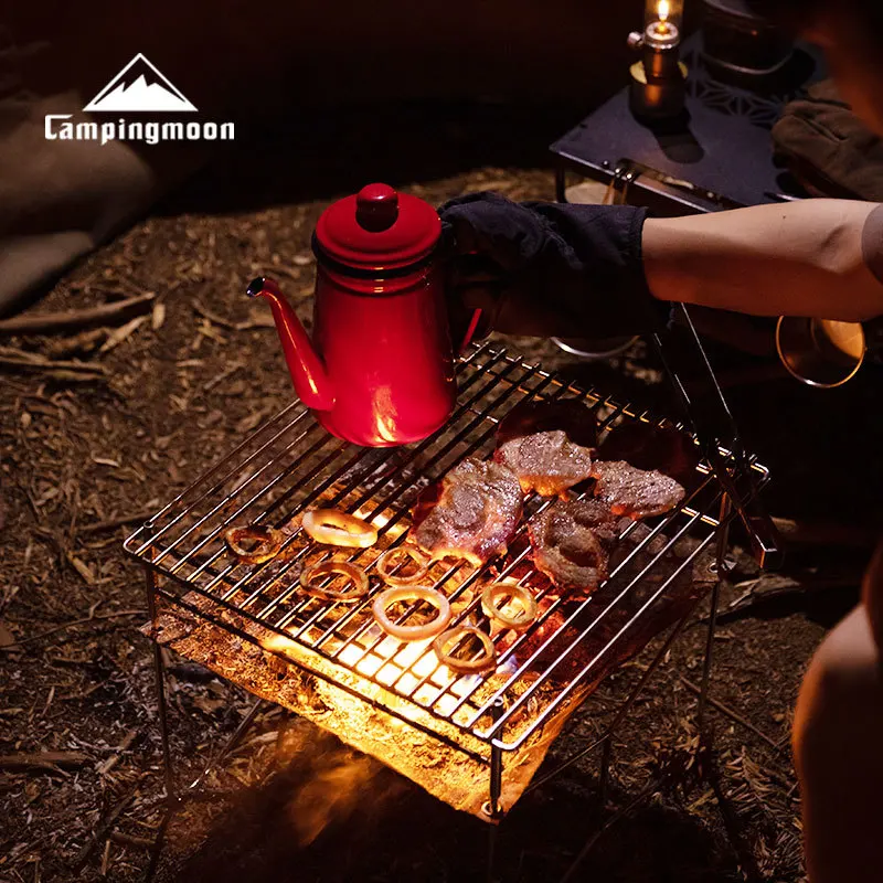 campingmoon-w12-bold-304-stainless-steel-durable-mesh-grill-barbecue-net-camping-fire-table-barbecue-grill-barbecue-net