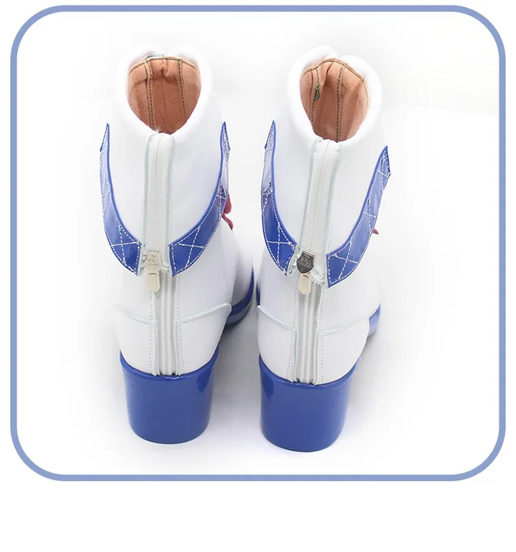 CHIYOKO SONODA Scarpe Cosplay Accessori Anime Stivali di Carnevale di Halloween Scarpe PU Puntelli Cosplay Su misura