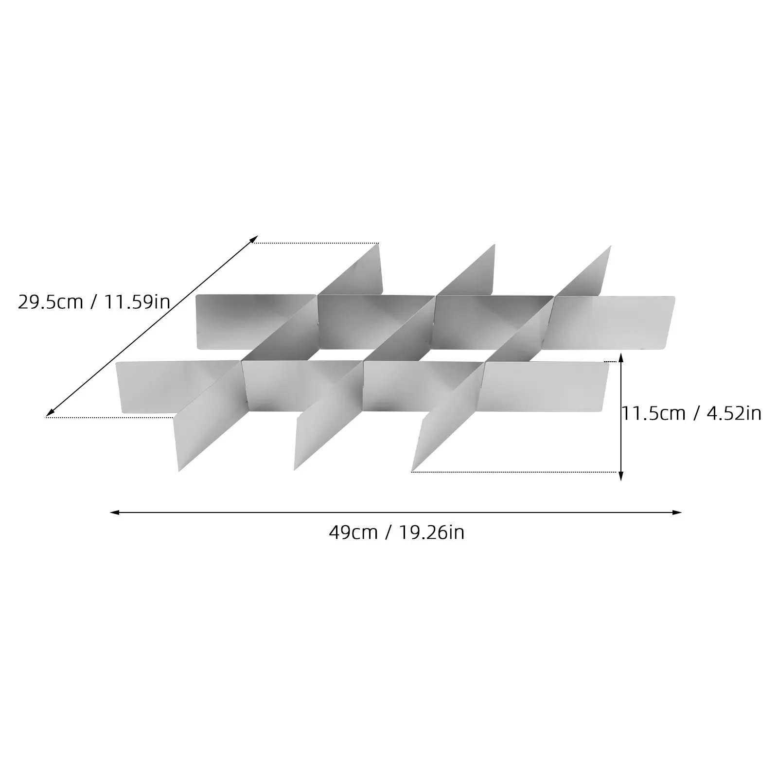Professional Grade Stainless Steel Pot Divider Thick Grid Design for Home Restaurant Use Oden Hot Pot Skewers Flavor Isolation