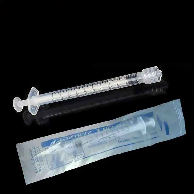 1mL Luer Lock Syringe (No Needle) | 100/50/20 Pack Sterile & Individually Wrapped Professional, Industrial & Personal Use