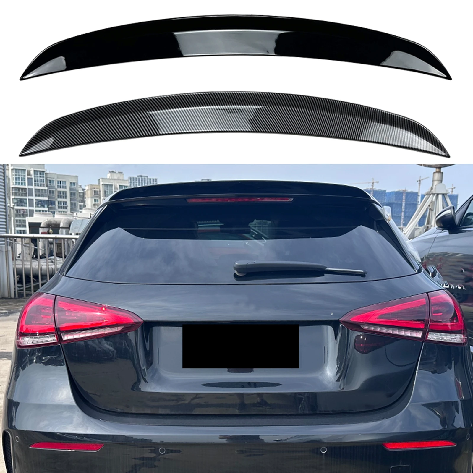 

Rear Roof Spoiler Wing Trunk Upper Lip For Mercedes Benz A Class W177 Hatchback 2018-2023 A160 A180 A200 A220 A250 A35 A45 AMG