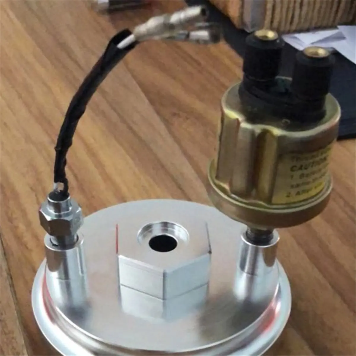 A67F Aluminum Cap Cover Oil Pressure Temperature Adapter Filter Housing for BMW 4-Cylinder Models 520i 525i E36 325i E46 M3