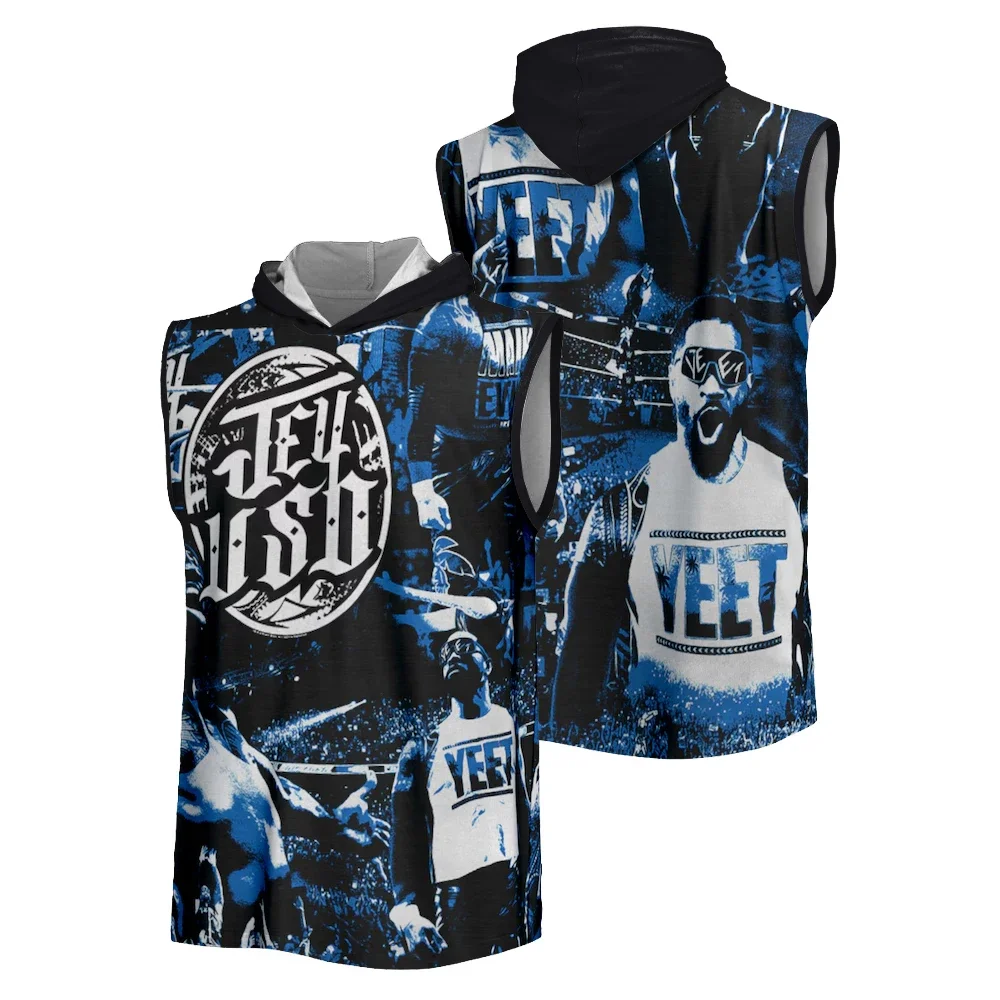 

Jey Uso Crowd 2025 Wrestling Sports Sleeveless Hoodie Men Women Hooded Vest Kids New Hot Selling Outdoor Vest Tank Top Children
