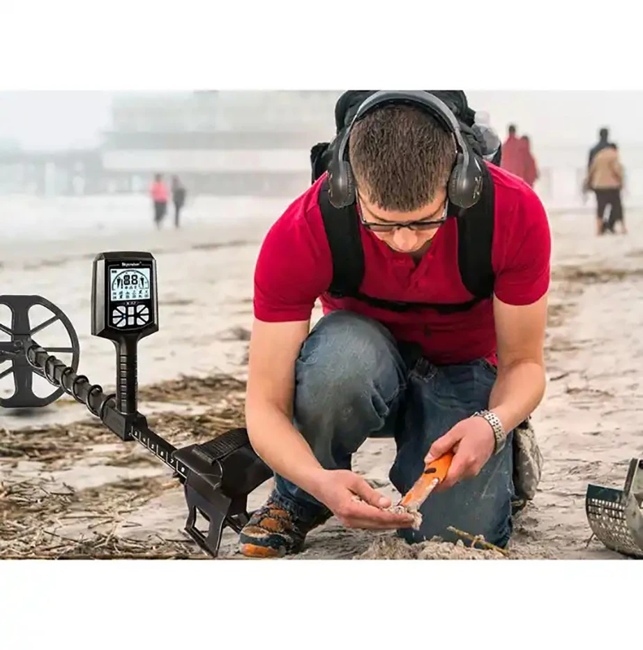 Best Metal Detector Rechargeable Skycruiser X37 Metal Detector Machine Treasure Hunting Underground Gold Detector De Metais