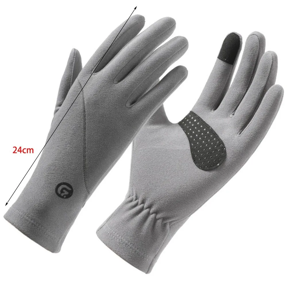 New Dralon Winter Gloves Warm Touchable Screen Driving Mittens Coldproof Windproof Windproof Cold Proof Gloves Autumn and Winter