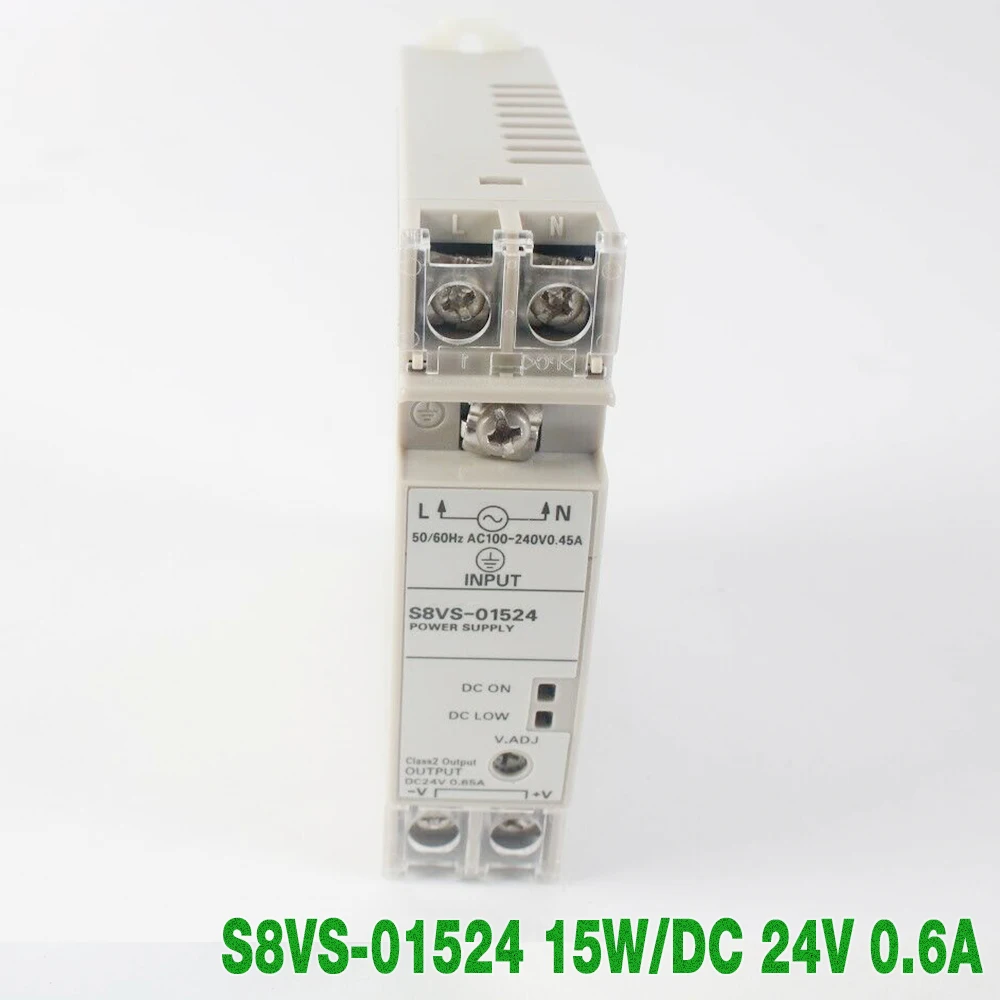 

S8VS-01524 15W/DC 24V 0.6A OUTPUT Switching Power Supply Rail Type