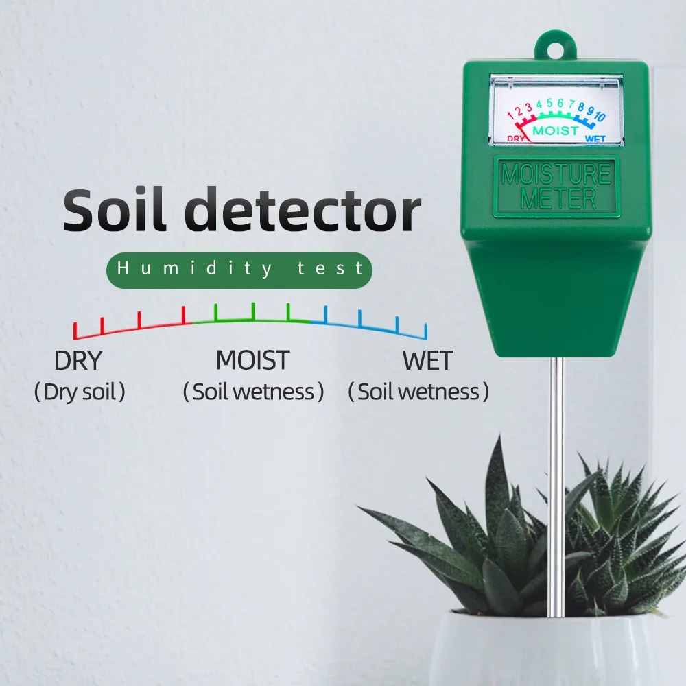 

Soil Moisture Sensor Portable Probe Humidity Measuring Instruments Soil Acidity PH Meter Home Gardening Plant Flower Hygrometer