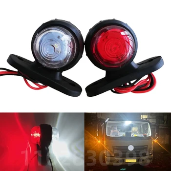 2 pezzi LED posizione luce rimorchio luce di ingombro 12V 24V luci di posizione laterali per camion luce posteriore rosso bianco/ambra lampada di parcheggio