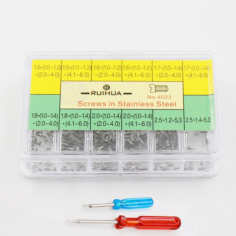 

Men's women's Watch strap accessories for HUBLOT 304 stainless steel screw screwdriver multiple specifications rear cover screw