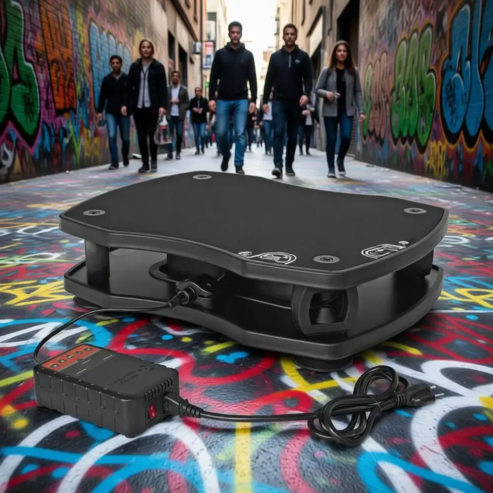 

High-Frequency, Low-Amplitude Vibration Plate for Enhanced Muscle and Bone Strength, Improved Blood and Lymph Circulation