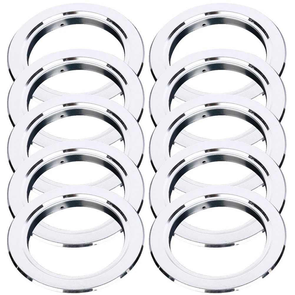10pcs Parrot Nest Box Bird Breeding House Metal Guard Stainless Steel Protector 65mm Hole Cover Anti Bite Ring Nesting