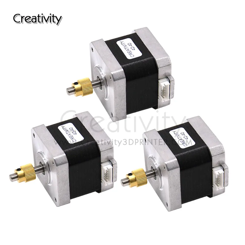 3D Printer Stepper Motor 42-40 with 40 Teeth Brass Extrusion Gear For Ender-3/Pro/Ender-5/CR-X/10 3D Printer parts