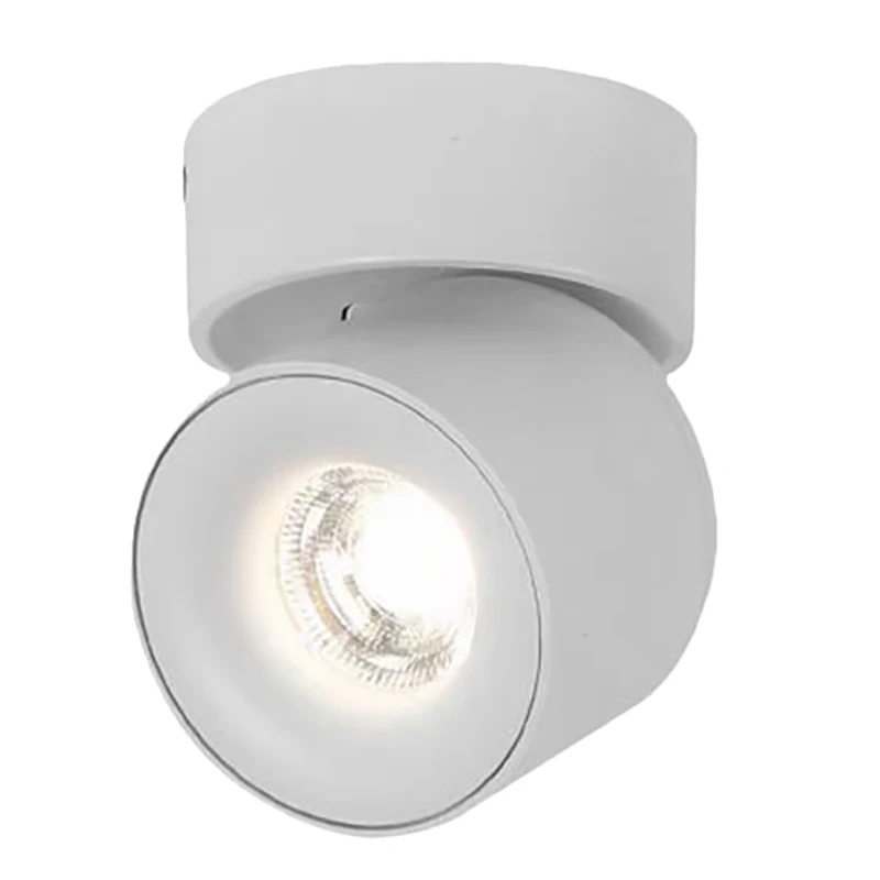 

1Pcs LED 360° Ceiling Spot Light Indoor Wall Downlight Rotation Spot Lighting 7W for Kitchen Bedroom Indoor Lamp,White