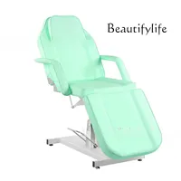 Green massage beauty bed Hydraulic beauty chair Rotatable spa micro-finishing beauty bed