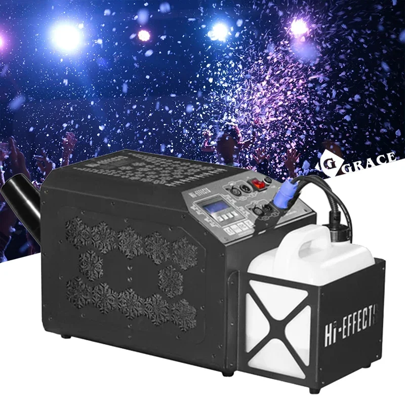 Igracelite 1800W Snow Machine Quiet Stage Effect Snow Machine For New Stage Effect