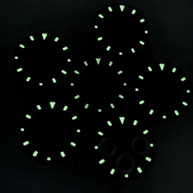 جديد لـ VK63 كوارتز قرص ميكانيكي 29.5 مللي متر ثلاثي العينيات الباندا الطلب الحرفي الأخضر مضيئة صالح لـ VK63 #2