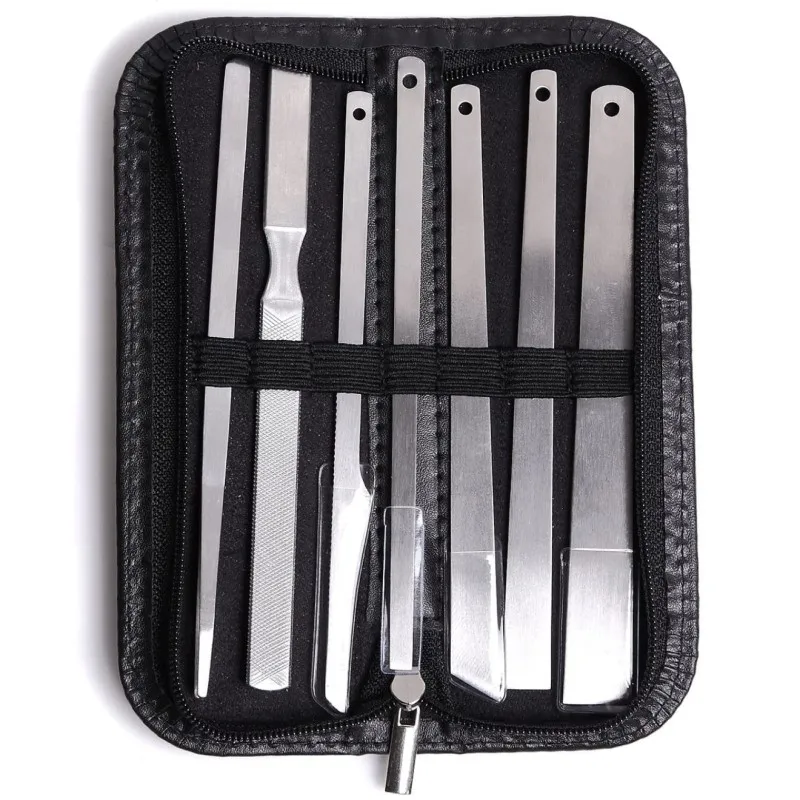 

7PC Toenail Scraper Manicure Tools Feet Nail Ingrown Cuticle Pedicure Knife Set Dead Skin Remover Files Foot Care Pedicure Tools