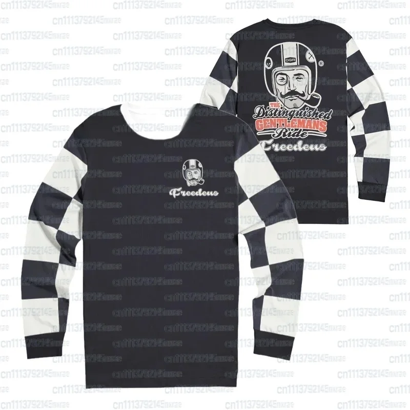 Freedeus Classic Motocross Langarm-Motorradbekleidung Fahrrad MTB T-Shirt Radtrikot Downhill Mountain Family Match – Detail 7