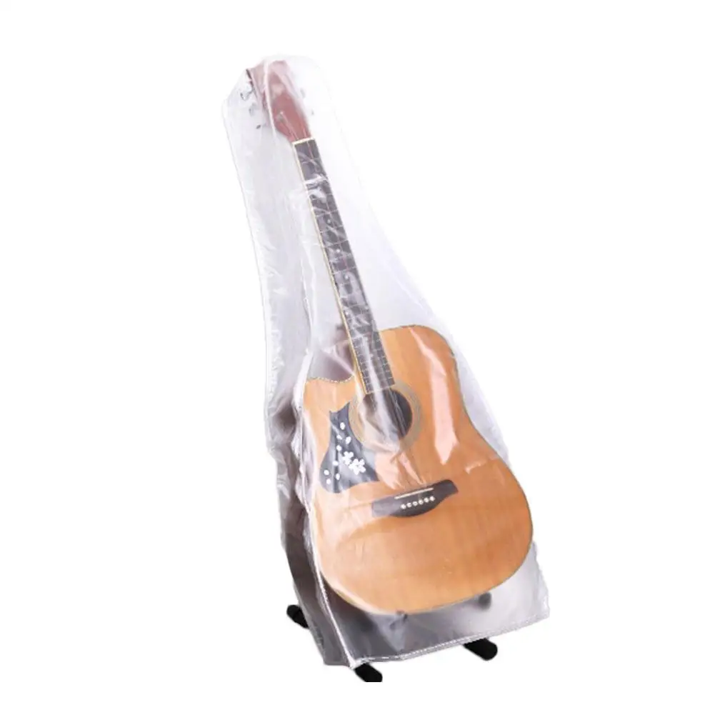 Guitar Dust Cover Bass Musical Instrument Waterproof Cover Translucent Frosted All-inclusive Folk Electric Wood Guitar Cover