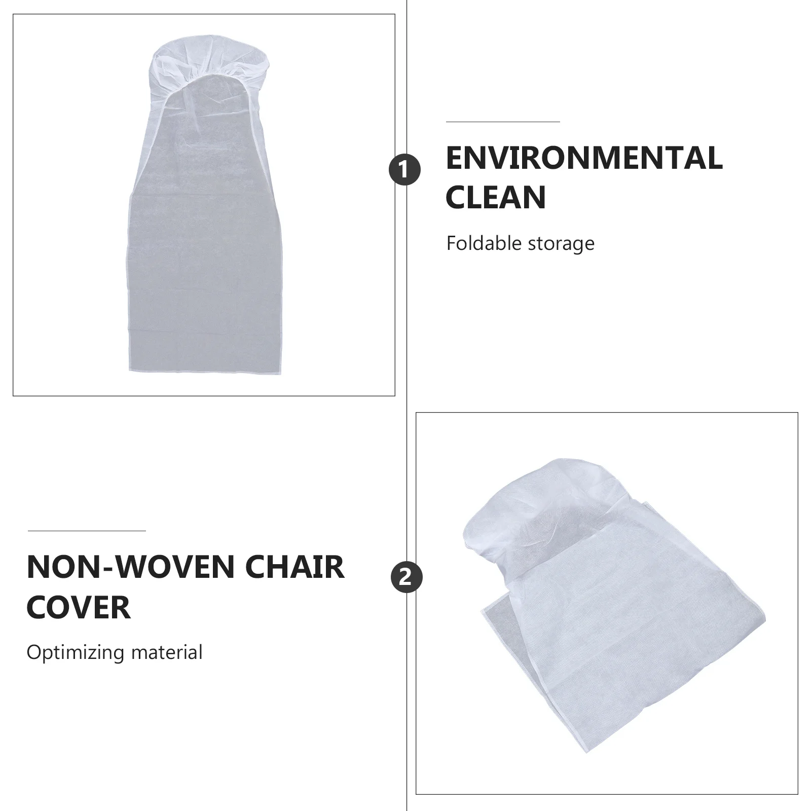 

5Pcs Disposable Car Seat Cover Non-Woven Universal Seat Protector for Airplane Taxi Driver Service Car Cushion Cover