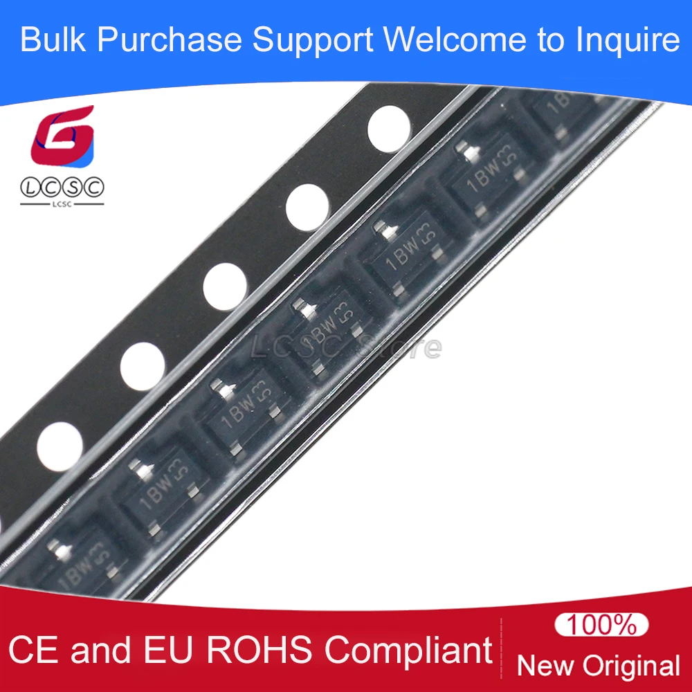20-100Pcs/Lot Original BC846B,215 SOT-23 65V 100mA NPN Transistor Bipolar BJT Triode BC846B Marking Code 1BW image 3