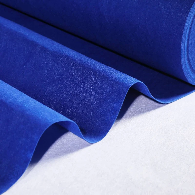 1M/1.2M/1.5M Royal Blue Wedding Nonwoven Outdoor Luxury Corridor Runner Carpet Decoration Wedding Ceremony Christmas Party