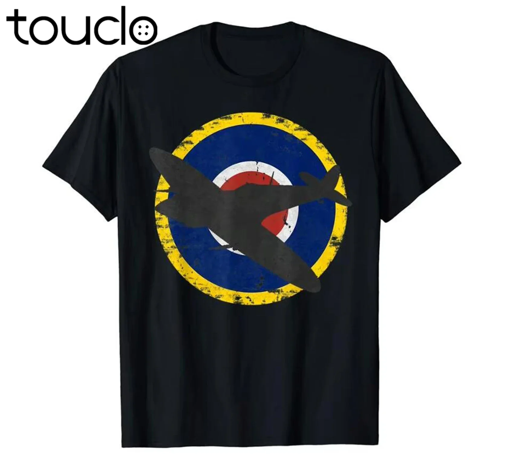 Camiseta Spitfire British Wwii Fighter Vintage Aircraft, camisetas a la moda para hombre, envío gratis, camisetas personalizadas con cualquier logotipo, camiseta de Hip Hop