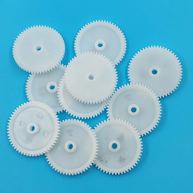 563A 0.5 M 29 MM GEAR Modulaire 0.5 56 Tanden 3mm Gat Plastic Gear Wiel Speelgoed Accessoires 10 stks/partij