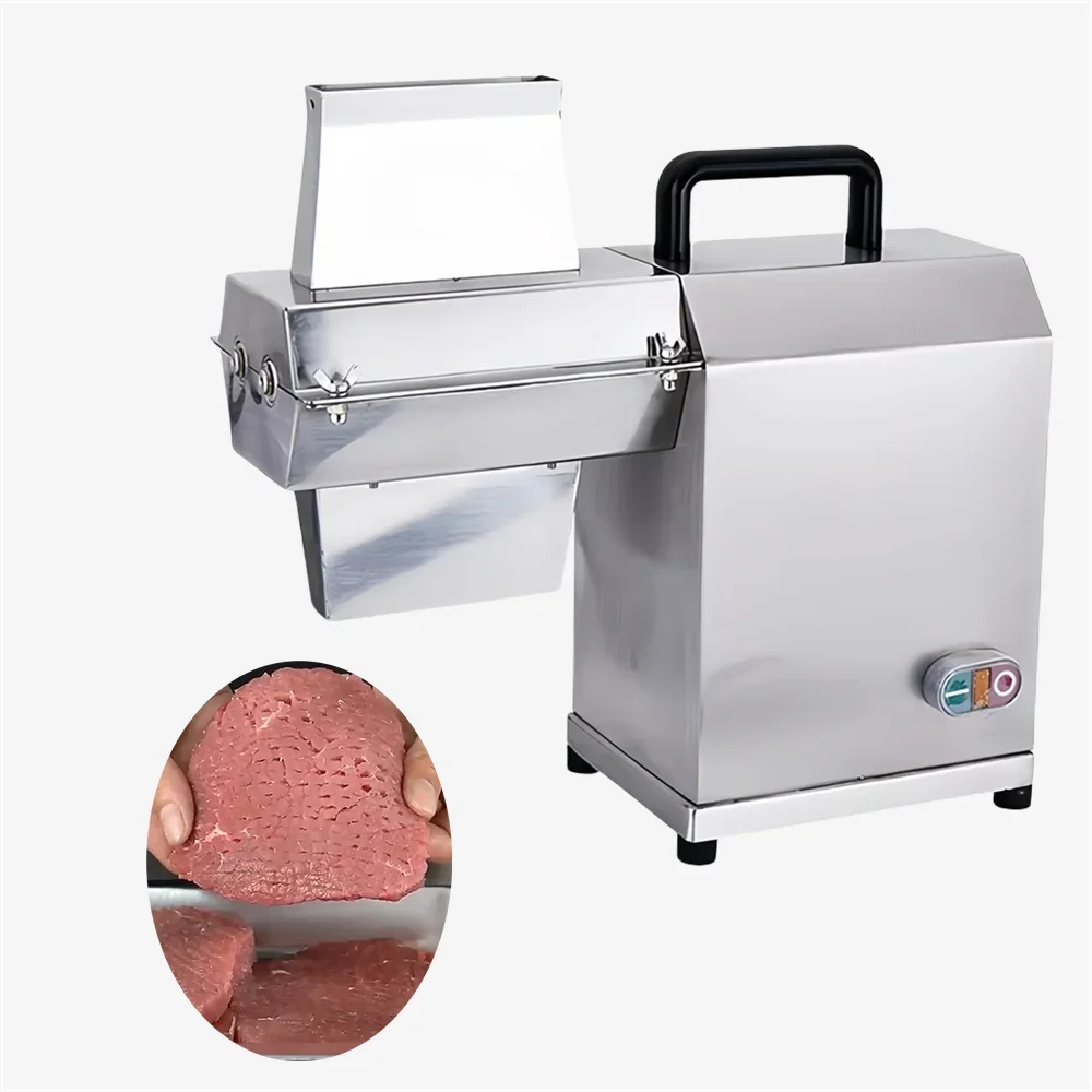 ماكينة مغرض اللحوم البقري الكهربائية 110 فولت 220 فولت، سطح الطاولة التجارية، محول اللحوم من الفولاذ المقاوم للصدأ