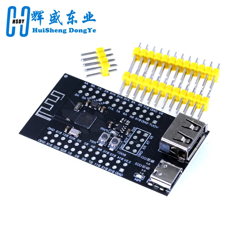 Immagine 4: Scheda di sviluppo CH582M Scheda centrale BLE Microcontrollore Bluetooth wireless MCU Bluetooth a basso consumo Doppio USB