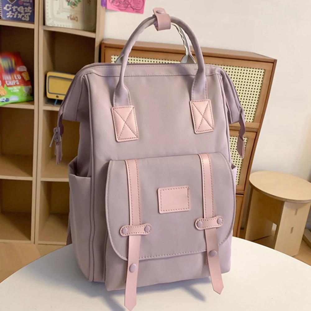 High Quality Waterproof Nylon Women Backpack For Teenage Girl School Bag Korean Style College Student Bag Laptop Backpack