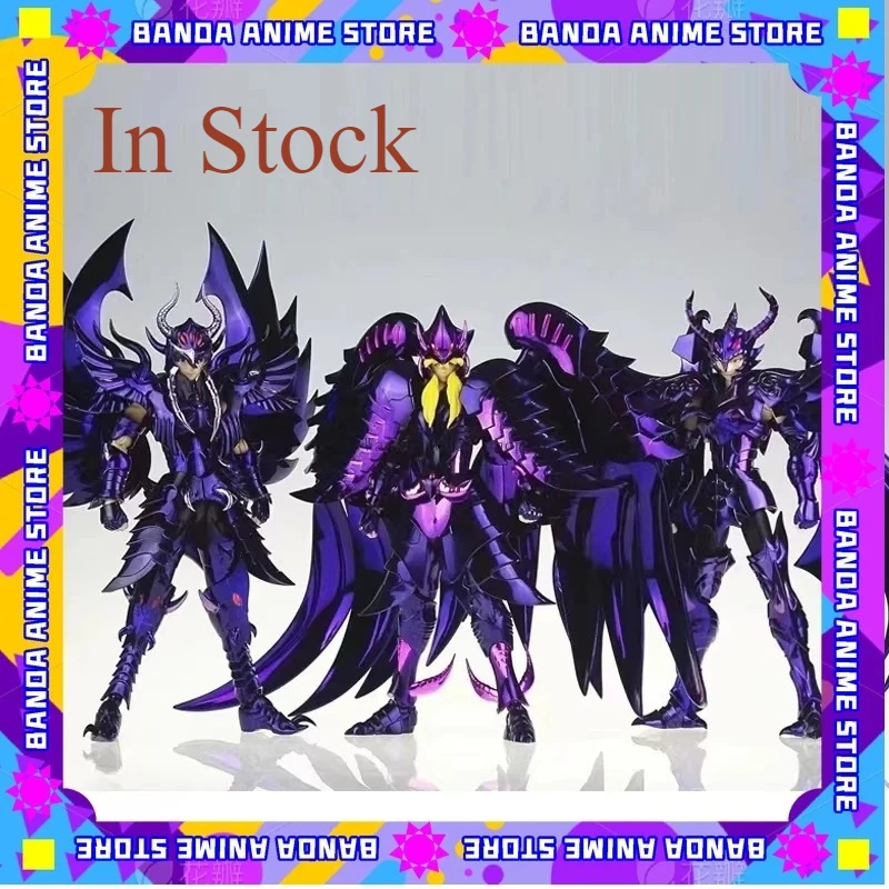 In Stock CS Model  Saint Seiya Specters EX Garuda Aiakos Minos Rhadamanthys Action Figure Cloth Myth Metal Armor Toy Gifts