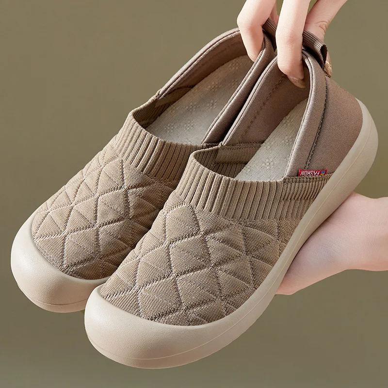 

Spring Autumn Soft Soled Comfortable Mom Shoes Breathable and Non Slip Nursing Shoes for One Foot Casual Shoes Zapatos De Mujer
