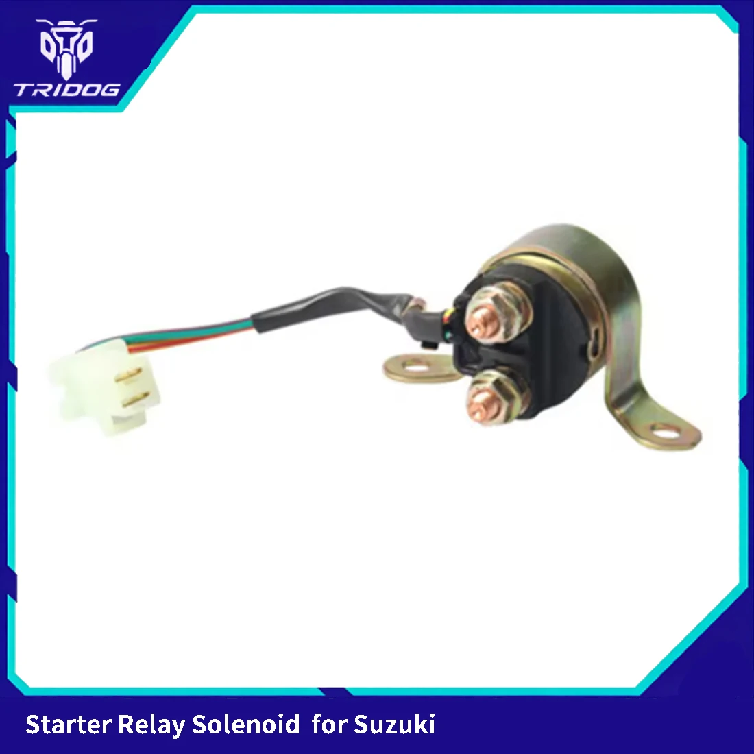 Motorcycle Starter Solenoid Relay for Suzuki DR125 1994-1996 VS800GLV Intruder GR650 TEMPER VS750 VX800 VS700 DR200 SE 1997–2007