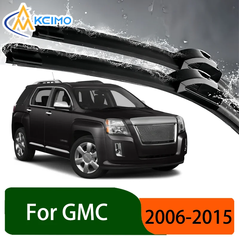 

Silent Black Front Wiper Blades Set for GMC Terrain L07 CG 2006–2015 2007 Auto Windscreen Windshield Window Wiper Accessories
